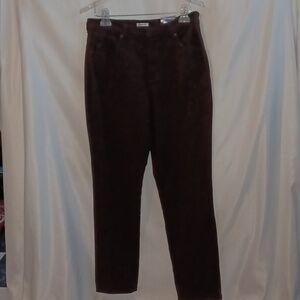 NWT Basic Editions Brown straight leg size 10 classic fit jeans, 31" Inseam
